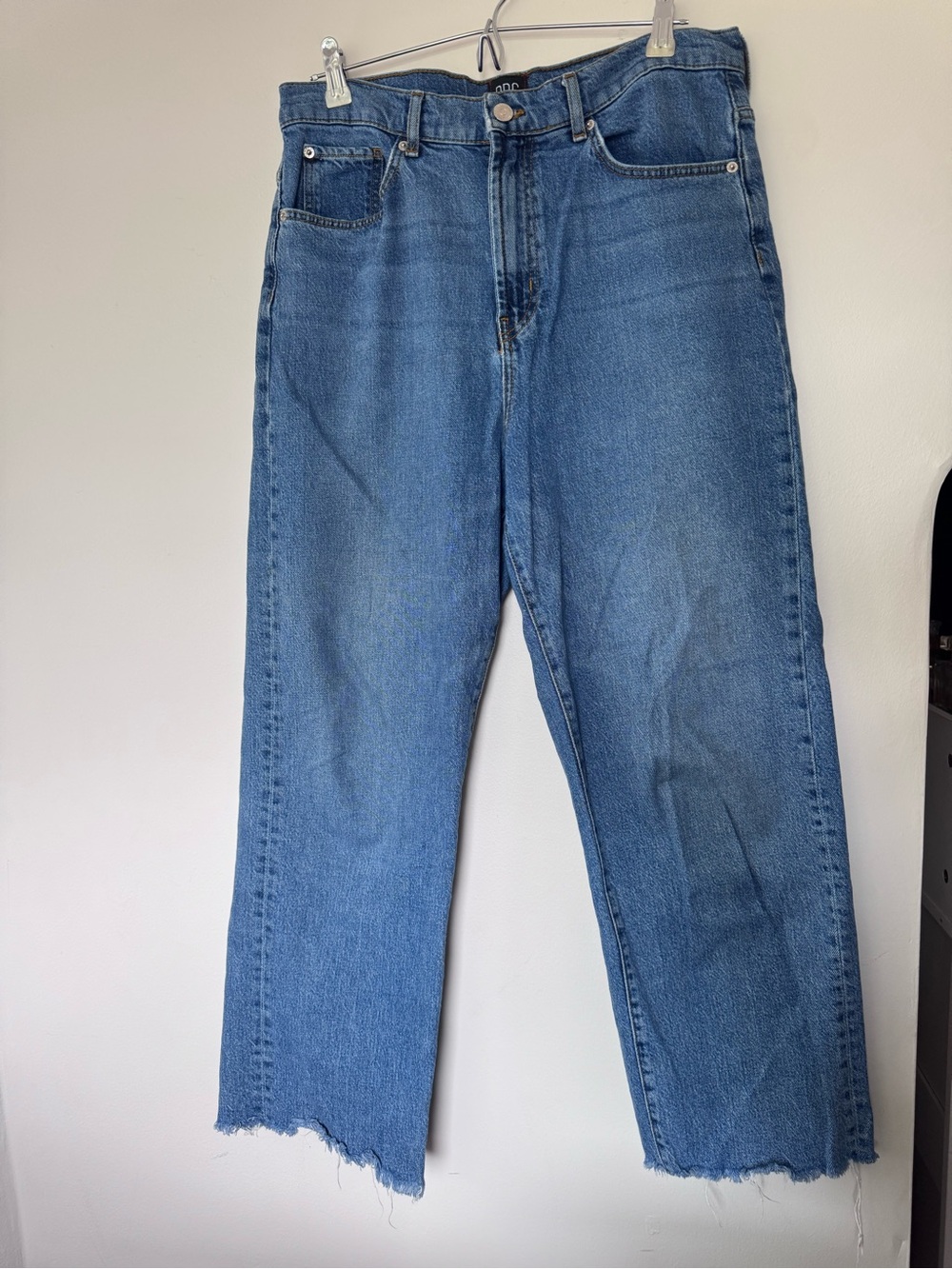 BDG Medium Blue High-Rise Straight Jeans